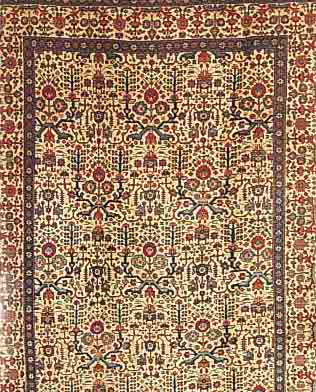 TÄTÄBRIZ, PERSIEN, 295 X 200CM, EHZ 3 FLOR WOLLE, CA.50 JAHRE