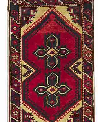 DOSMEALTI, TüRKEI, 125 X 75CM, EHZ 2-3 WOLLE AUF WOLLE, CA.40 JAHRE