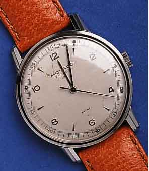 MOVADOMOVADO HERRENARMBANDUHR TEMPOMATIC SPORT, EDELST., BODEN U. GLASR. GEDR., SOGEN. HAMMER- AUTOMATIK, 17 ST., KAL. 220M, SCHWEIZ UM 1948, WERK ...