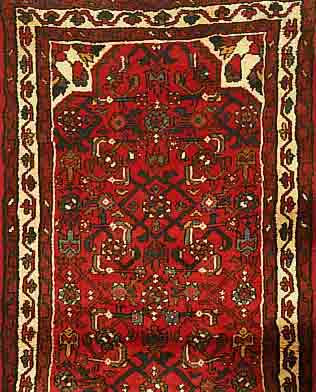 HOSSEINABAD, PERSIEN, 291 X 80CM, FLOR WOLLE