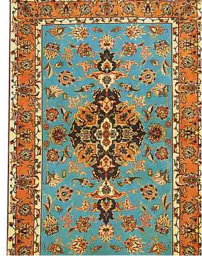 TäBRIZ FEIN, PERSIEN, 152 X 100CM, KORKWOLLE MIT SEIDE, CA.550.000 KN/QM