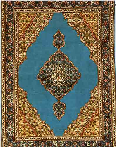 TäBRIZ FEIN, PERSIEN, 140 X 100CM, KORKWOLLE MIT SEIDE, CA.550.000 KN/QM