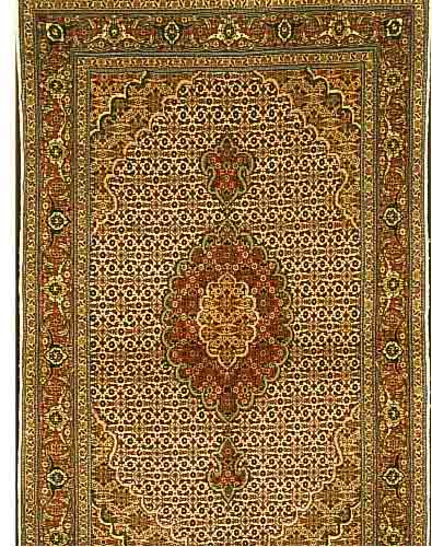 TäBRIZ FEIN, PERSIEN, 160 X 100CM, KORKWOLLE MIT SEIDE, CA.550.000 KN/QM