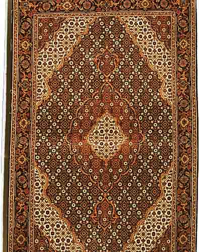 TäBRIZ FEIN, PERSIEN, 160 X 100CM, KORKWOLLE MIT SEIDE, CA.550.000 KN/QM