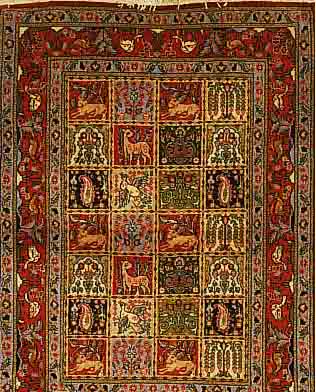 MUD, PERSIEN, 138 X 102CM, FLOR WOLLE MIT SEIDE