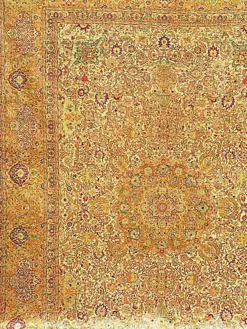 CHINA HEREKE, 357 X 245CM, REINE NATURSEIDE, CA.1 MIO.KN/QM