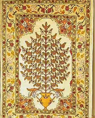 HEREKE, TüRKEI, 71 X 50CM, REIEN NATURSEIDE, CA.1 MIO.KN/QM