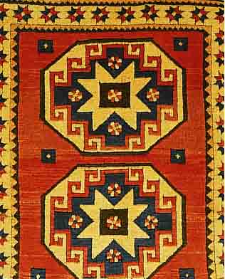KARS, TüRKEI, 122 X 101CM, WOLLE AUF WOLLE