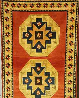 KARS, TüRKEI, 149 X 94CM, WOLLE AUF WOLLE