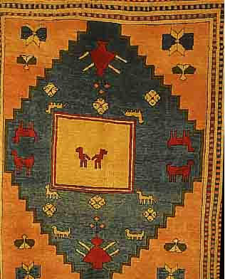 KARS, TüRKEI, 178 X 142CM, WOLLE AUF WOLLE