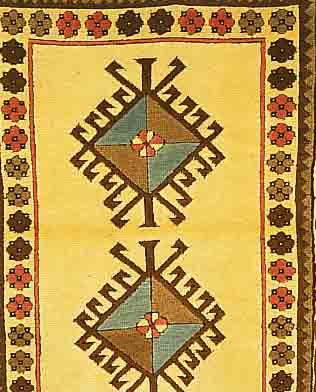 KARS, TüRKEI, 156 X 109CM, WOLLE AUF WOLLE