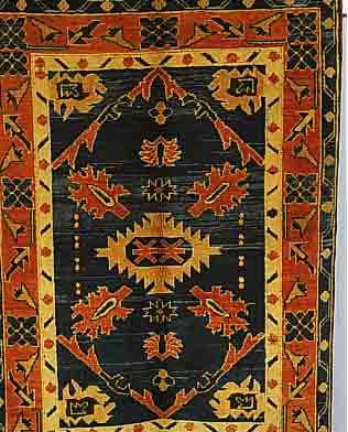 USAK, TüRKEI, 181 X 129CM, WOLLE AUF WOLLE
