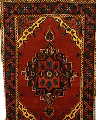 USAK, TüRKEI, 191 X 130CM, WOLLE AUF WOLLE