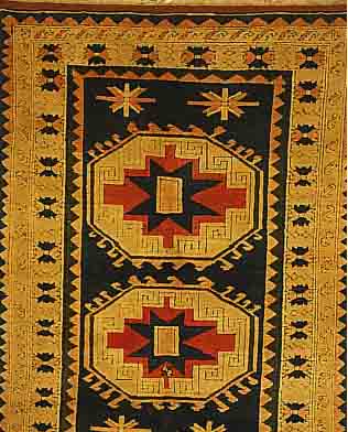 KARS, TüRKEI, 198 X 143CM, WOLLE AUF WOLLE