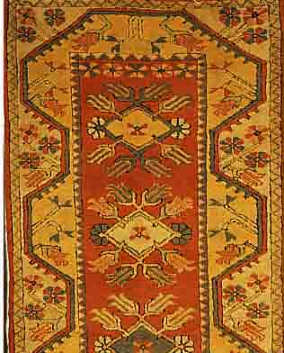 MILAS, TüRKEI, 283 X 85CM, WOLLE AUF WOLLE