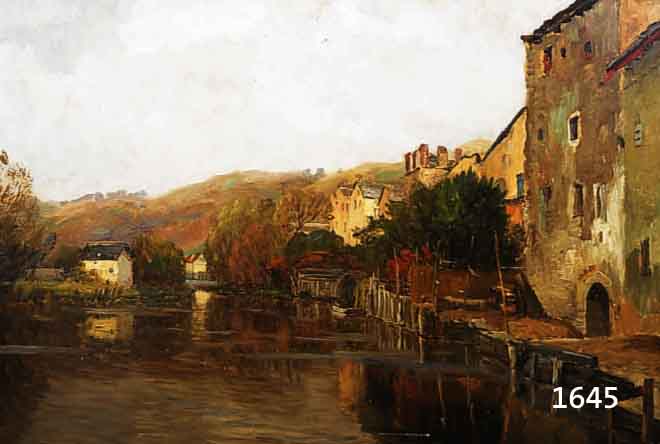 CANAL, GILBERT VON, 1849 LAIBACH - 1927 DRESDEN, STUDIERTE AN DER WIENER AKADEMIE, WIRKTE DANN IN DÜSSELDORF UND MÜNCHEN, GILT ALS MODERNER ...