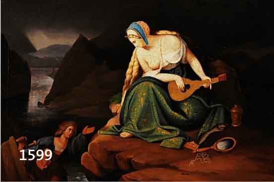 UNBEK. KüNSTLER D. 19. JH., QUALITäTSVOLLE KOPIE NACH DEM ORIGINAL VON CARL BEGAS (1794 - 1858), DIE LORELEY, AUF IHREM ...