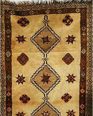 GABBEH, PERSIEN, 205 X 108CM, EHZ 3 WOLLE AUF WOLLE, CA.30 JAHRE