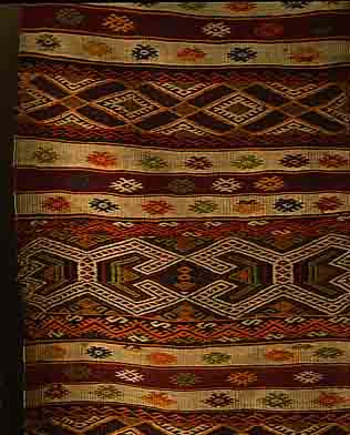 SHAHSAWAN KELIM, 280 X 66CM, EHZ 3 WOLLE AUF WOLLE, CA.40 JAHRE