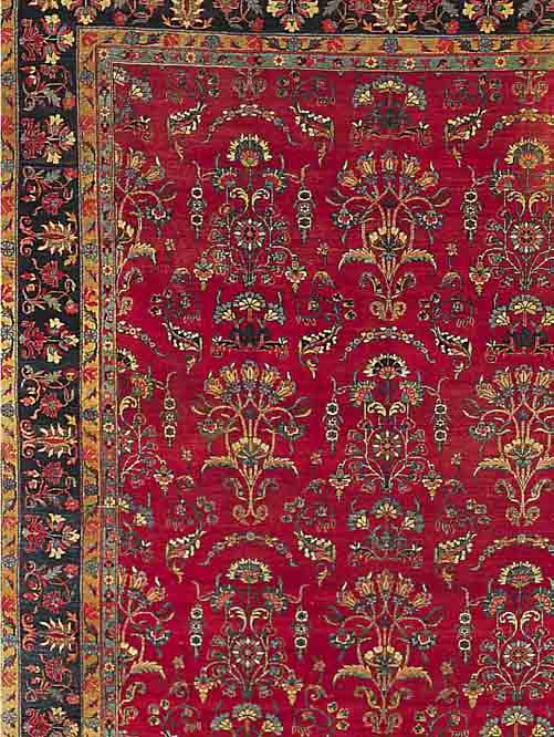 KERMAN LAWAR, PERSIEN, 330 X 248CM, EHZ 4 FLOR WOLLE, UM 1890