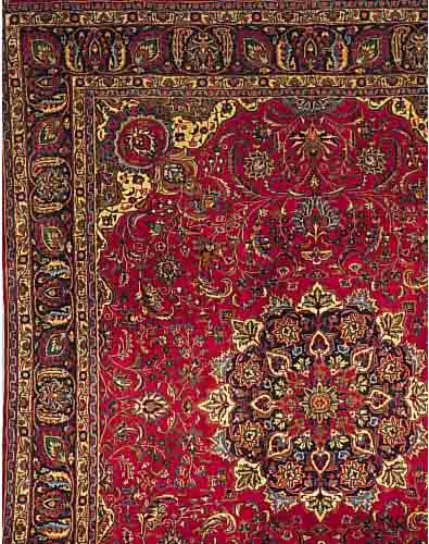MESCHED, PERSIEN, 380 X 295CM, EHZ 2-3 FLOR WOLLE, CA.30 JAHRE