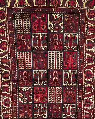 BACHTIAR, PERSIEN, 262 X 158CM, EHZ 2 FLOR WOLLE, CA.30 JAHRE