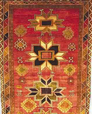 GABBEH, PERSIEN, 216 X 108CM, EHZ 2 WOLLE AUF WOLLE, CA.40 JAHRE