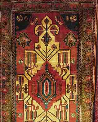 GASHGAI, PERSIEN, 204 X 120CM, EHZ 2 WOLLE AUF WOLLE, CA.CA.40 JAHRE