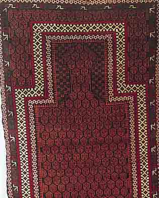 BELUTSCH, PERSIEN, 148 X 88CM, EHZ 2 WOLLLE AUF WOLLE, CA.20 JAHRE