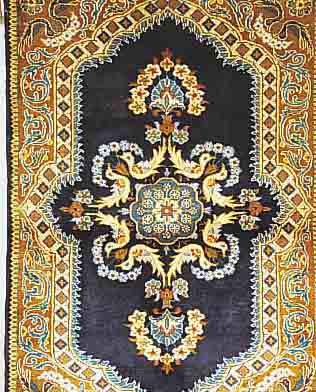 TäBRIZ, PERSIEN, 141 X 97CM, EHZ 2 FLOR WOLLE, CA.30 JAHRE