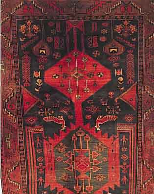 KORDI, PERSIEN, 289 X 146CM, EHZ 2 FLOR WOLLE, CA.40 JAHRE