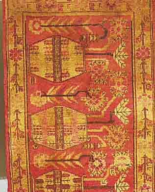 KHOTAN, 190 X 110CM, EHZ 4 WOLLE AUF WOLLE, UM 1910