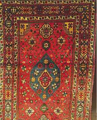 GUBA, RUSSLAND, 210 X 130CM, EHZ 3 FLOR WOLLE, UM 1920