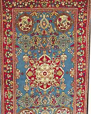 SAROGH, PERSIEN, 213 X 132CM, EHZ 2 FLOR WOLLE, CA.40 JAHRE