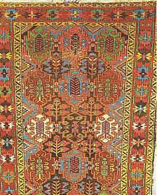 BACHTIAR, PERSIEN, 200 X 135CM, EHZ 4-5 FLOR WOLLE, CA.70 JAHRE