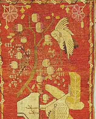 KHOTAN, RUSSLAND, 225 X 132CM, EHZ 4-5 FLOR WOLLE, UM 1920