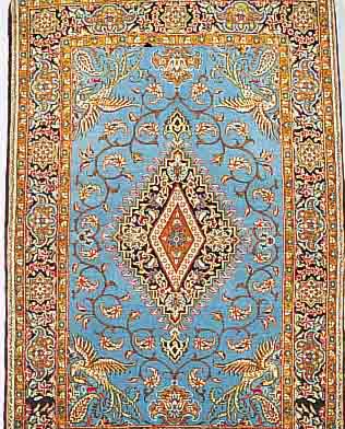 GHOM, PERSIEN, 173 X 117CM, EHZ 1-2 FLOR WOLLE MIT SEIDE,