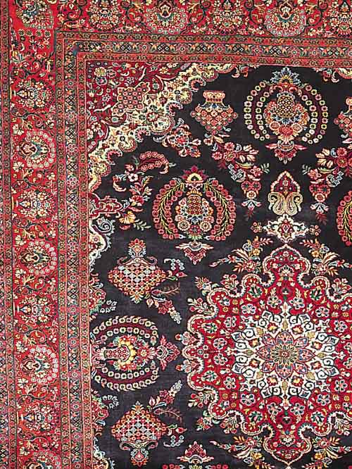 SAROGH FEIN, PERSIEN, 385 X 305CM, EHZ 1-2 FLOR WOLLE, CA.30 JAHRE
