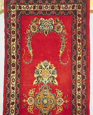 MESCHED, PERSIEN, 173 X 71CM, EHZ 2 FLOR WOLLE, CA.20 JAHRE