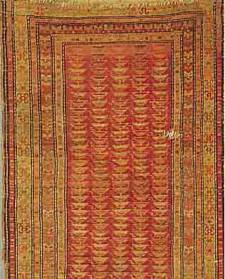 MALAYER, PERSIEN, 200 X 83CM, EHZ 4-5 FLOR WOLLE, UM 1890
