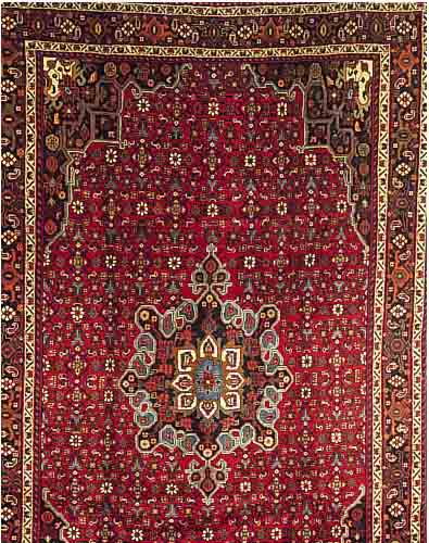 BIDJAR, PERSIEN, 323 X 200CM, EHZ 1-2 FLOR WOLLE, CA.30 JAHRE