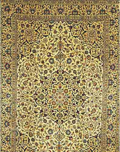 KESCHAN, PERSIEN, 300 X 200CM, EHZ 1-2 FLOR WOLLE, CA.20 JAHRE