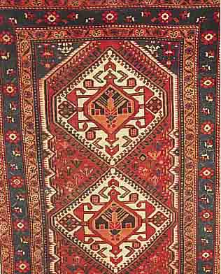 BACHTIAR, PERSIEN, 293 X 150CM, EHZ 3 FLOR WOLLE, CA.60 JAHRE