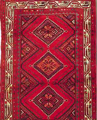 ASSADABAD, PERSIEN, 187 X 112CM, EHZ 2 FLOR WOLLE, CA.10 JAHRE