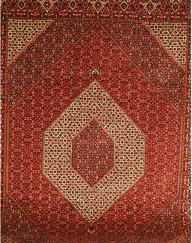 BIDJAR, PERSIEN, 355 X 257CM, FLOR WOLLE, SEHR STRAPAZIERFäHIG