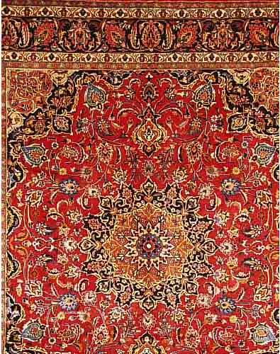 MESCHED, PERSIEN, 338 X 295CM, FLOR WOLLE