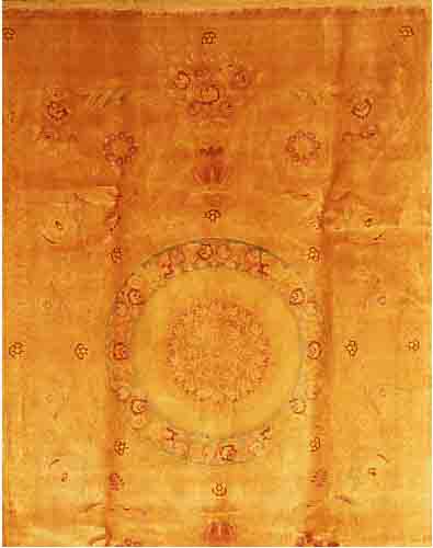 AUBOSSON TEPPICH, 274 X 183CM, FLOR WOLLE, SEHR HOCHWERTIG