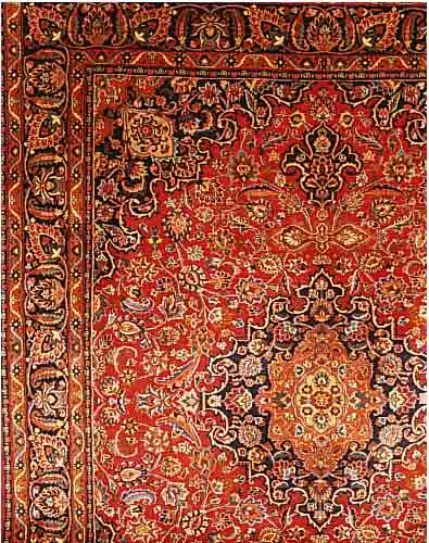 MESCHED, PERSIEN, 310 X 290CM, FLOR WOLLE