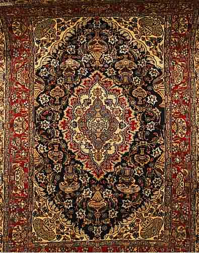 KASCHMAR,PERSIEN.CA 304 X 205 CM. FLOR WOLLE