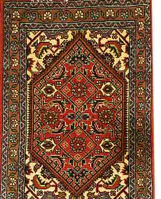 BIDJAR,PERSIEN CA 59 X 40CM. FLOR WOLLE